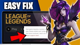 Your Game Requires A System Restart To Play League Of Legends (EASY FIX) screenshot 4