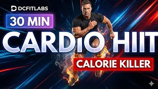 30-Minute Full Body Dynamic Cardio Hiit Workout No Repeat, No Equipment, Fat Burning
