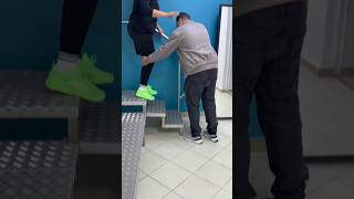 First Step with Above Knee Prosthetic Leg | Emotional Gait Training Journey 💔➡️🚶‍♀️ #prosthetics