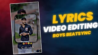 Kyu Dikhe Mujhe Tu Sirhane Mere Lofi Song Video Editing | lyrics status video editing alight motion screenshot 4