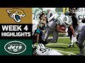 Jaguars vs. Jets | NFL Week 4 Game Highlights