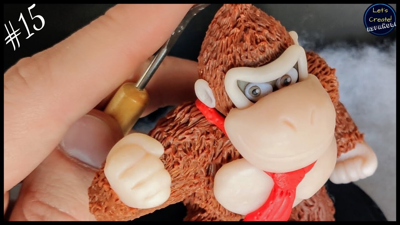 Como hacer a DONKEY KONG [Facil] {PLASTILINA/PORCELANA FRIA} ~ SSBU