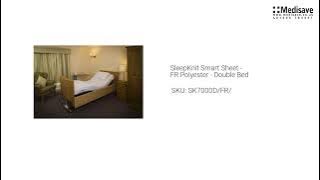 SleepKnit Smart Sheet FR Polyester Double Bed SK7000D FR