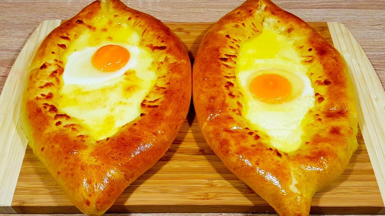 ХАЧАПУРИ ПО-АДЖАРСКИ. КАК ПРИГОТОВИТЬ СЫРНЫЙ ПИРОГ с ЯЙЦОМ! Пошаговый ...