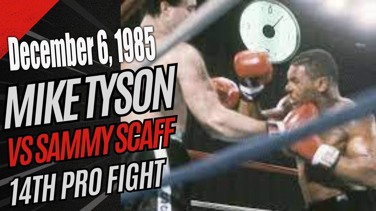 Mike Tyson vs Sammy Scaff. New York City, USA. December 6, 1985