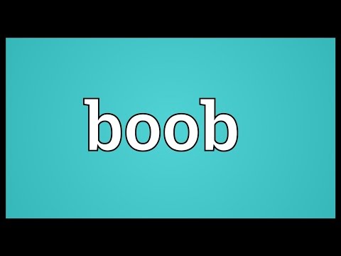 Boob Meaning 
