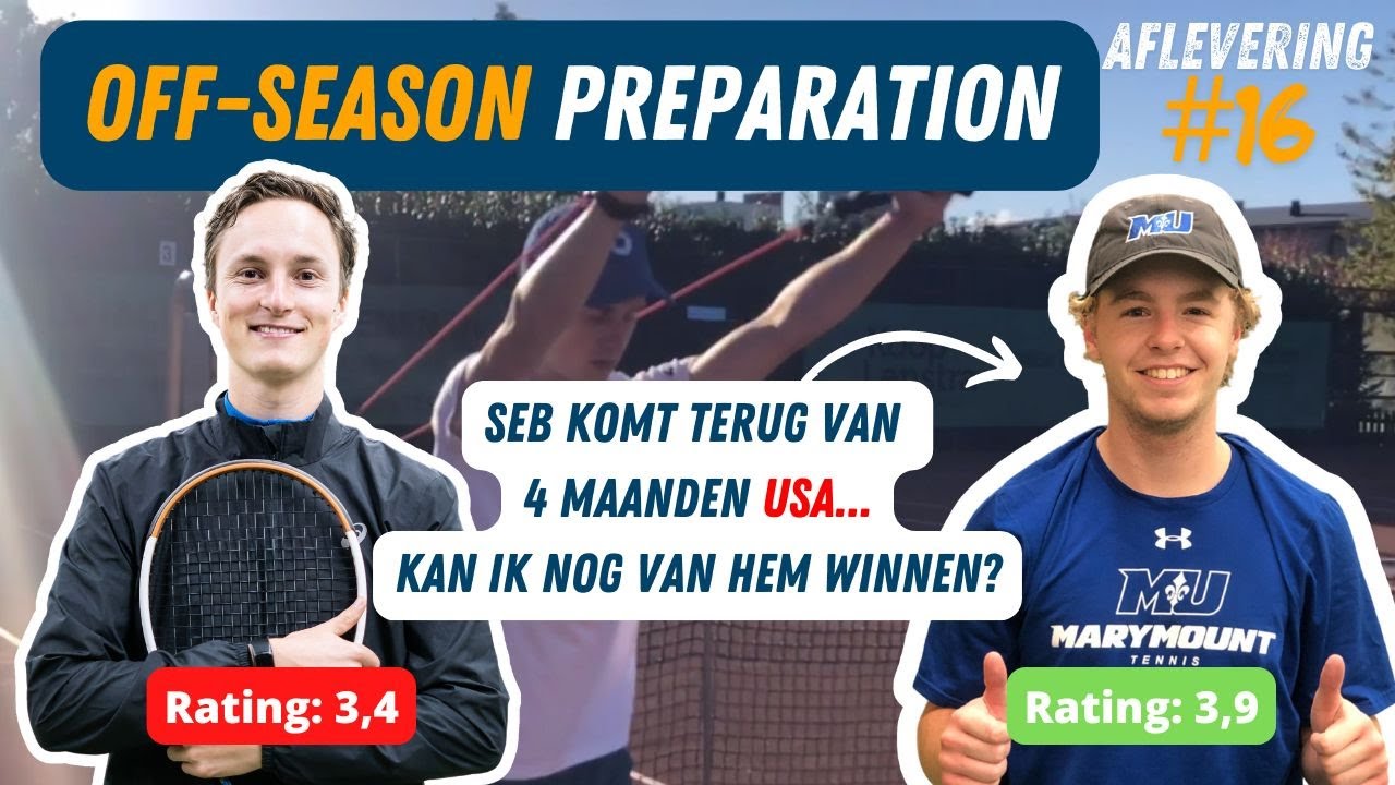 Zo blijf ik progressie boeken in de winter als tennisser | Hugo’s Journey | #16