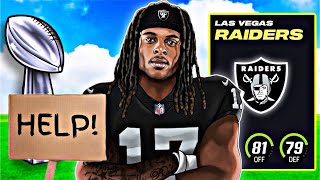 I Rebuild the Las Vegas Raiders because Davante Adams deserves better