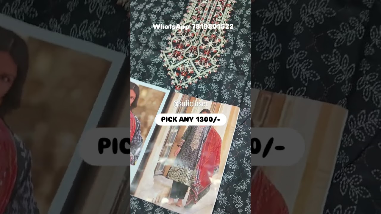 WhatsApp to book your order. Follow on Instagram (@suficloset) for regular updates 🔔