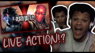 THE BEST DEATH BATTLE IVE SEEN!! Winter Soldier VS Red Hood (Marvel VS DC) | DEATH BATTLE REACTION!