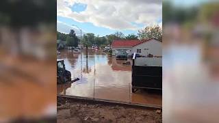 Hurricane residents dealing with widespread flooding