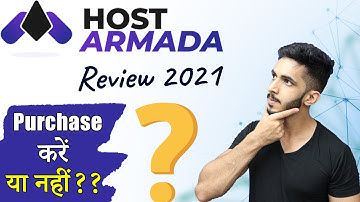 HostArmada Review 2021 🔥 (Hindi) - नयी Hosting Company को purchase करें या नहीं ??