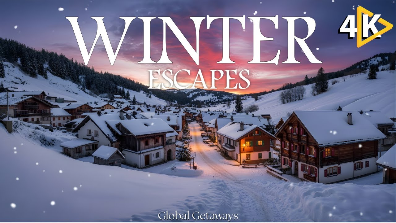 Winter Escapes in Europe ❄️ Most Beautiful Snowy Villages & Cozy Towns | 4K Relaxing Travel