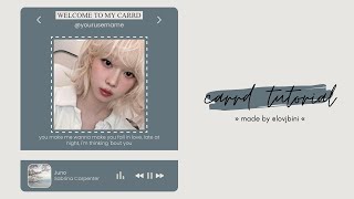 minimalist & interactive carrd tutorial — © crdais, ib clvchino