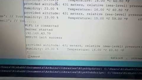 IoT Weather Station using NodeMCU