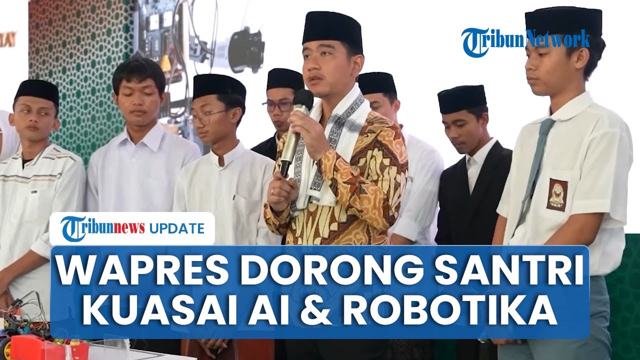Wapres Gibran Dorong Transformasi Pesantren, Minta Santri Mulai Kuasai AI dan Robotika