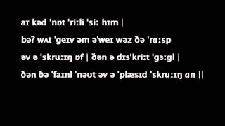 Phonemic transcription: You lie, she's not VS july was hot.
