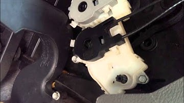 Manually Adjusting HVAC Air Flow Control - 2005 Ford Focus