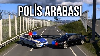 Poli̇s Arabasiyla Devri̇ye Attim Tir Kaçti Ben Kovaladim Ets2Mp