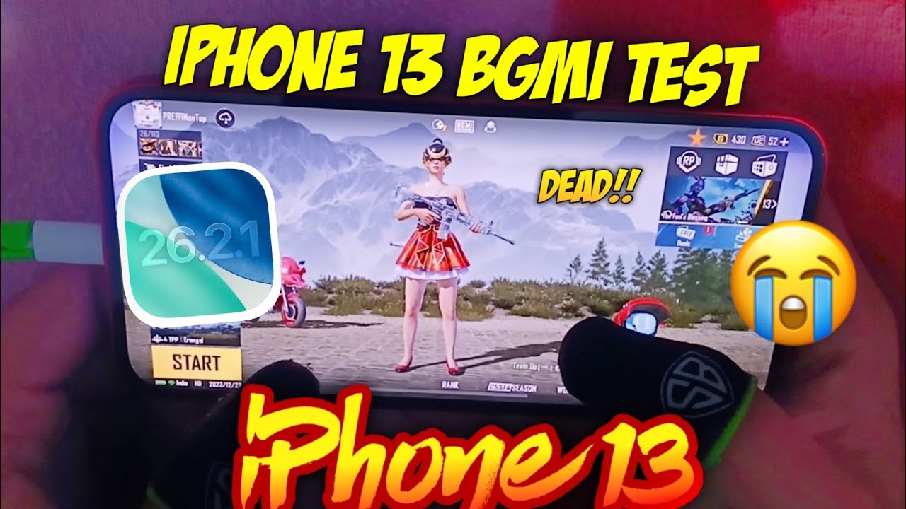 iPhone 13 Pubg Test - 4.2 Update⚡️ iPhone 13 Handcam | iPhone 13 Bgmi Test 2026