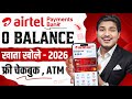 Airtel Payment Bank Account Open | How To Open Airtel Payment Bank Saving Account | Airtel Payments