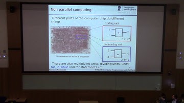 Functions and parallel programming in MATLAB, lecture 8 - MM1CPM