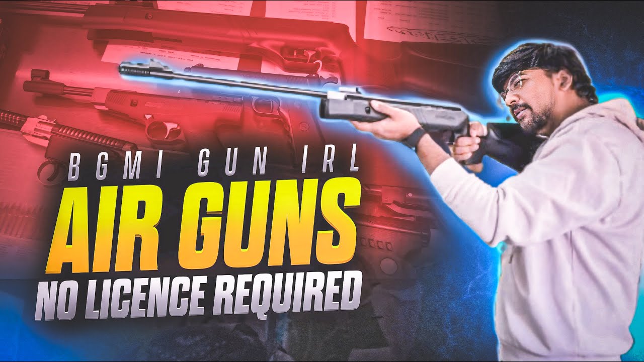 BGMI guns in Real 😎 AIR GUNS for Target Practice in Hyderabad