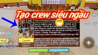 Cách tạo crew logo của băng hải tặc trên điện thoại - YouTube