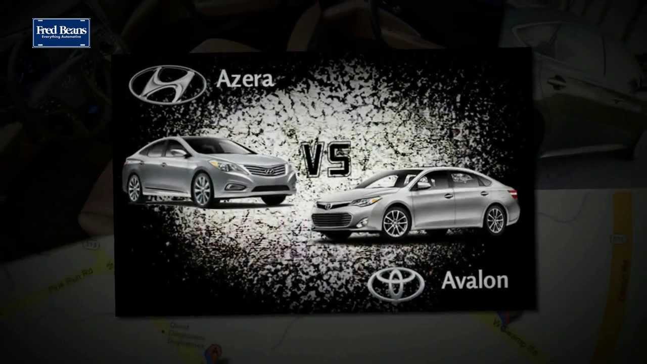 2014 Hyundai Azera Vs. 2014 Toyota Avalon Limited | 19050 - YouTube