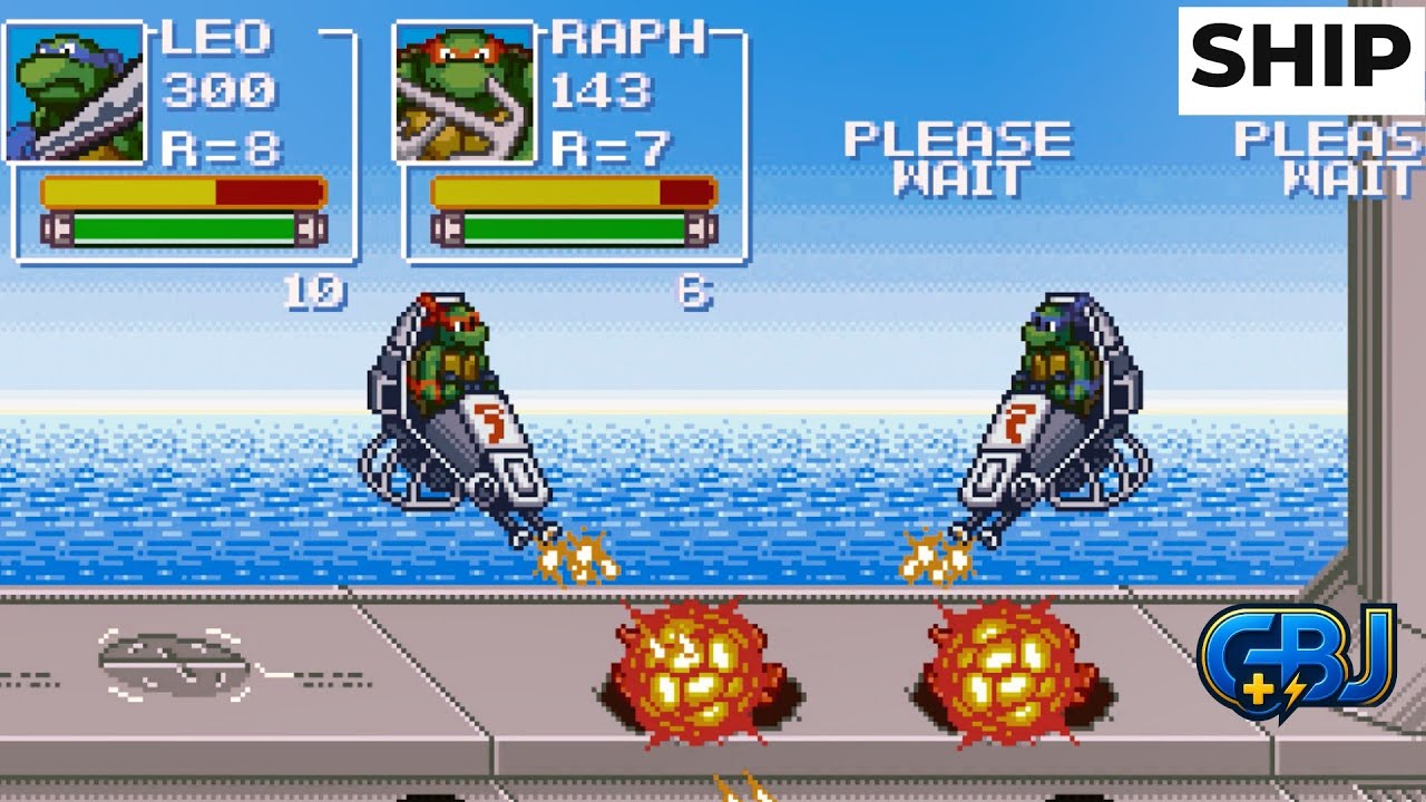 Leo & Raph – TMNT Rescue Palooza OpenBOR Co-Op 2025 Gameplay (Ship Stage)