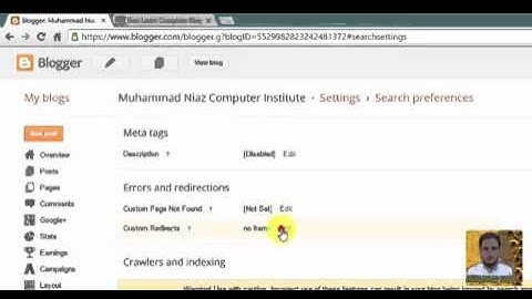 Blogger Search Preferences Settings in Urdu and Hindi