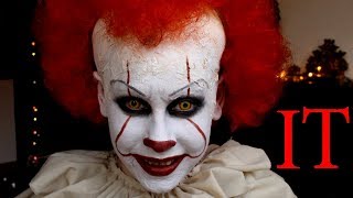 Full IT | Pennywise the Clown Makeup | Halloween | Stephen King 2017 Update