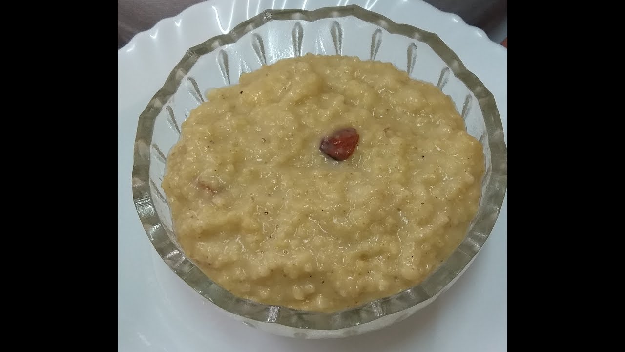 Foxtail Millet Payasam YouTube