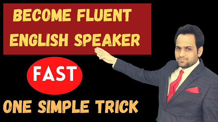 1 Simple Trick to Become Fluent in English -How to Be a Confident English  Speaker-Saurabh Chharia