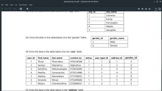 DBMS Question Session 34 | 1st Year | Semester 01 | Java Institute | Rukshan Perera