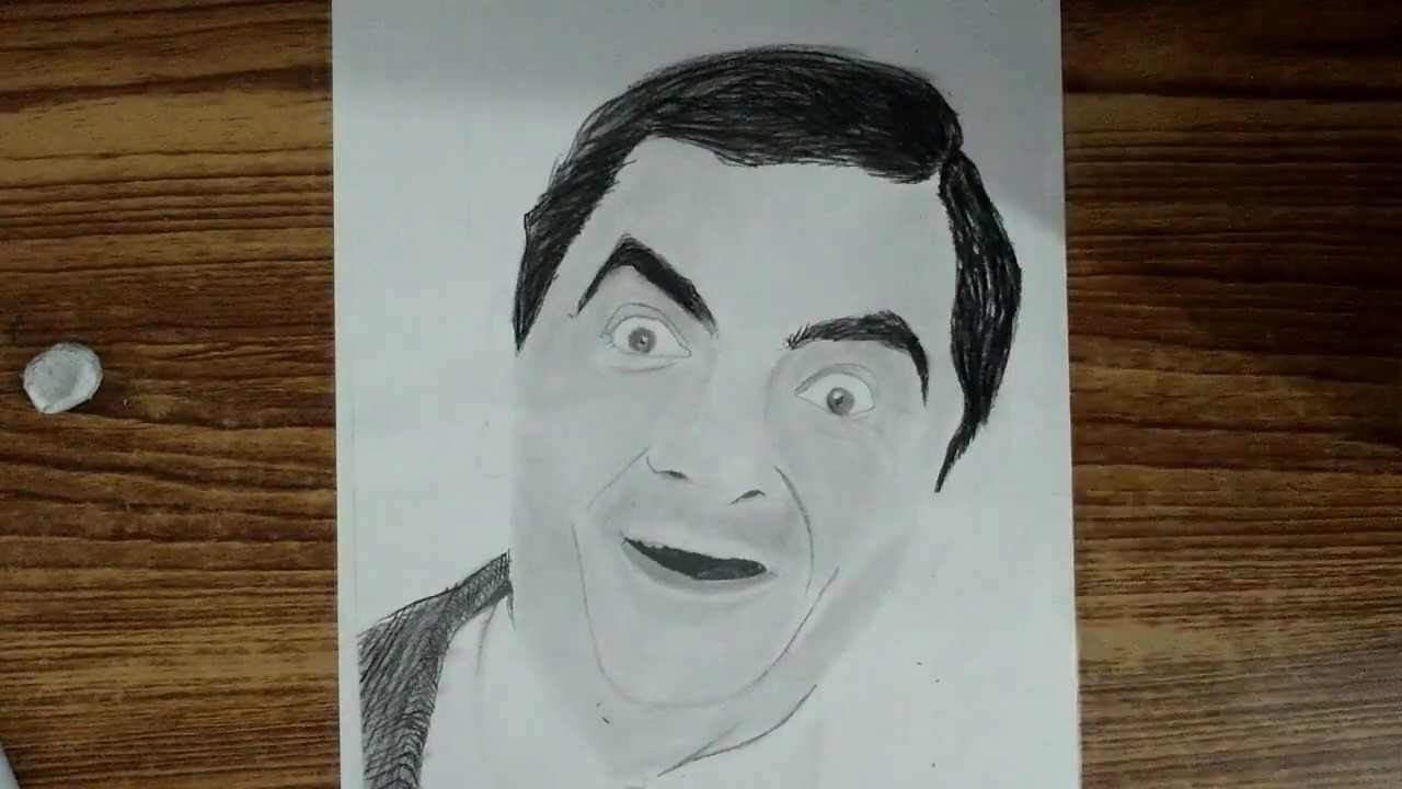  Mr . Bean Drawing Pencil Sketch of Mr . Bean - YouTube