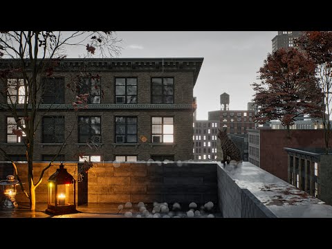 Rainy Autumn City Nights | Street and Gentle Rain Ambience | Relaxing Rain Sounds for Sleep
