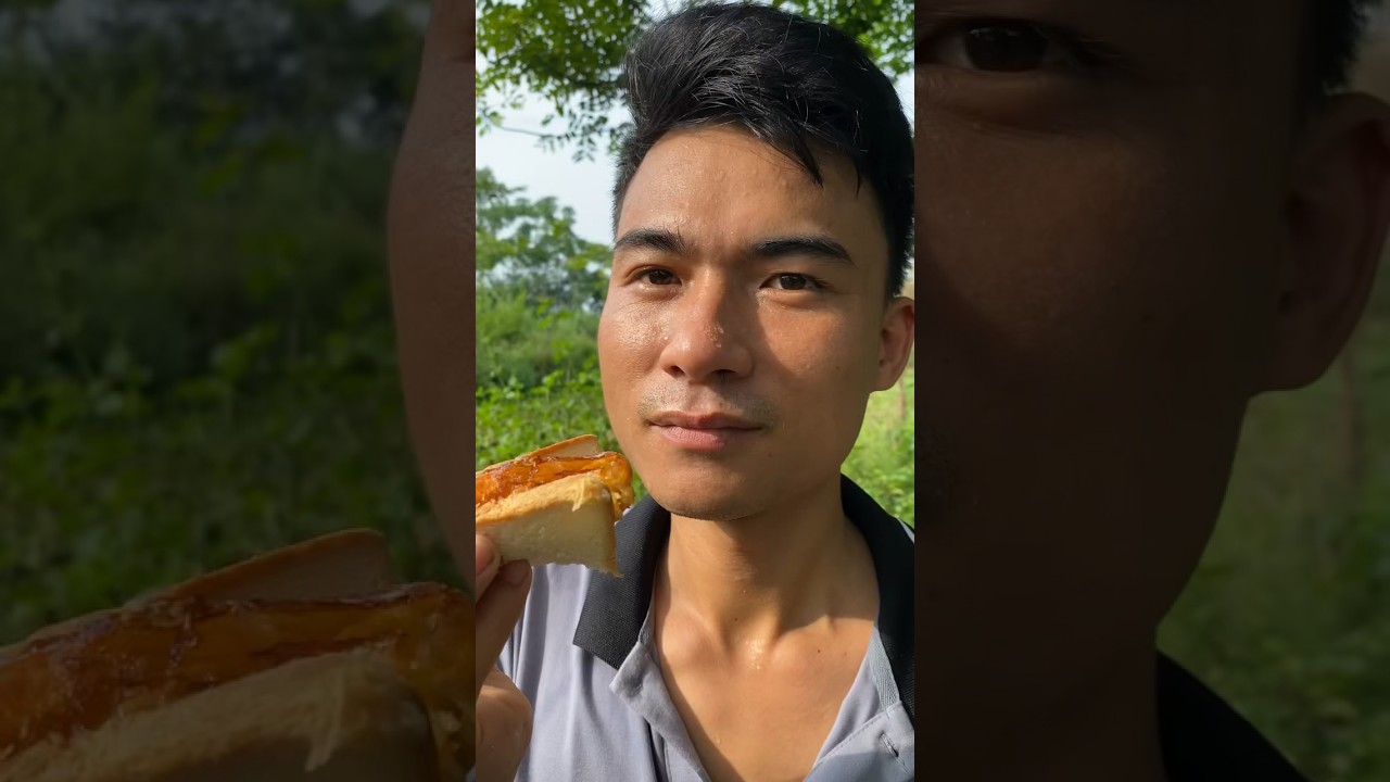 Camping skills:Egg crepes from a can 