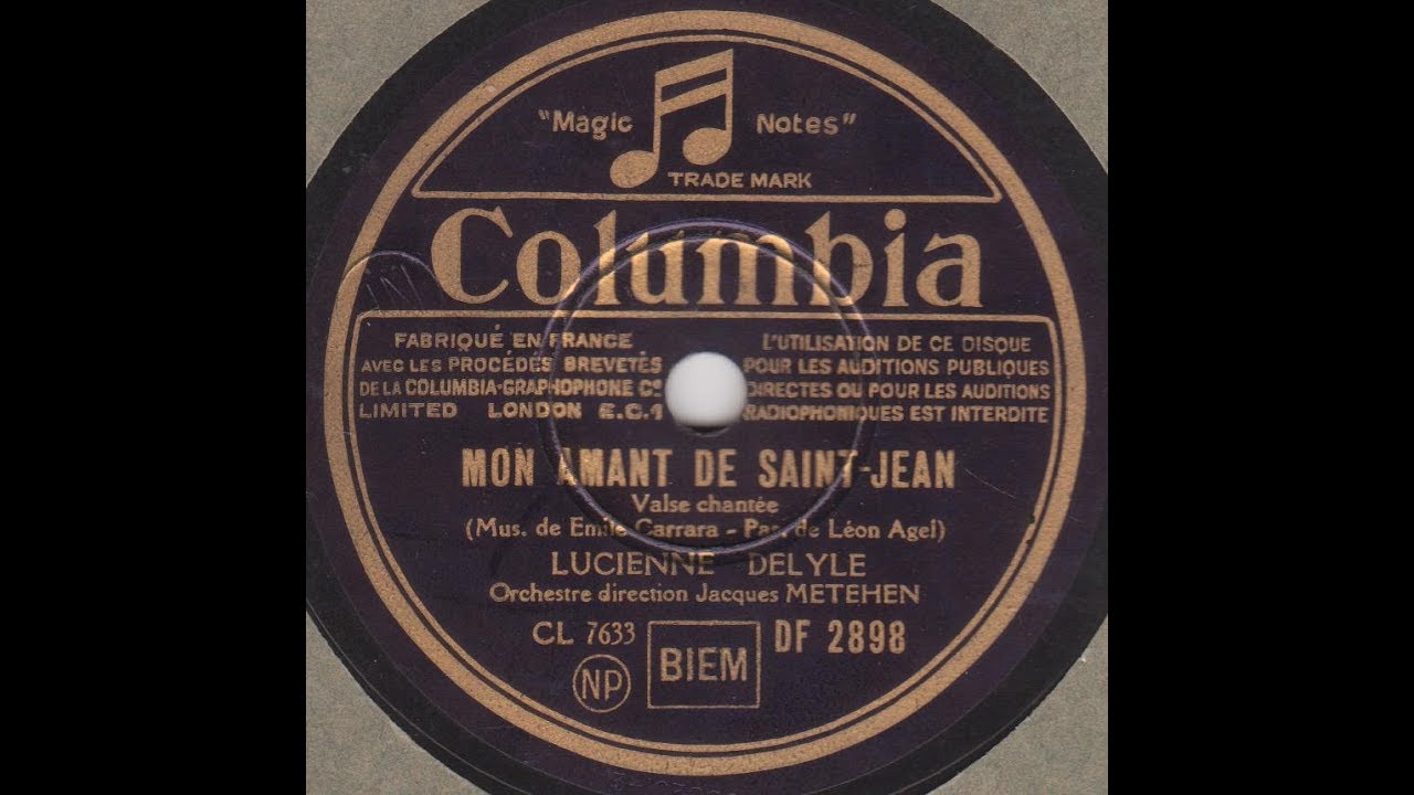 Mon Amant De Saint Jean Lucienne Delyle
