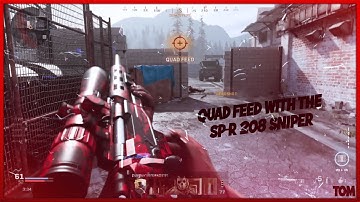 Quad Feed With The New SP-R 208 Sniper In Modern Warfare