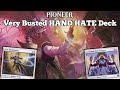 Very Busted HAND HATE Deck | [MOM] WG Taxes | Pioneer | MTGO