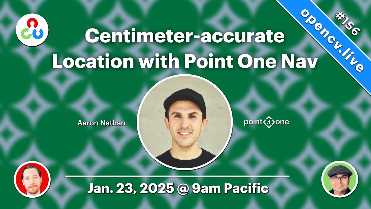 Real-time kinematic positioning with Point One - OpenCV Live! 156