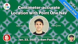 Real-time kinematic positioning with Point One - OpenCV Live! 156