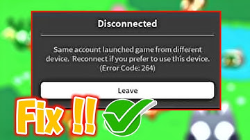 How to FIX Roblox Error Code 264 | Disconnected - Same account launched game from different device