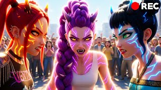 Rumi Mira  Zoey Turn Into Demons  Kpop Demon Hunters