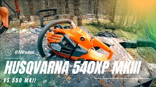 FIRST TEST: HUSQVARNA 540XP MARK III (vs 550mk II)