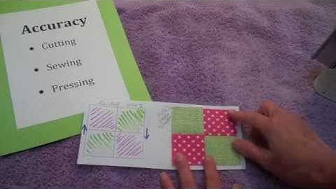 MATCHING INTERSECTIONS - Pressing (#4 of 4 videos) - LearnHowToQuilt.com  BEGINNER BASICS