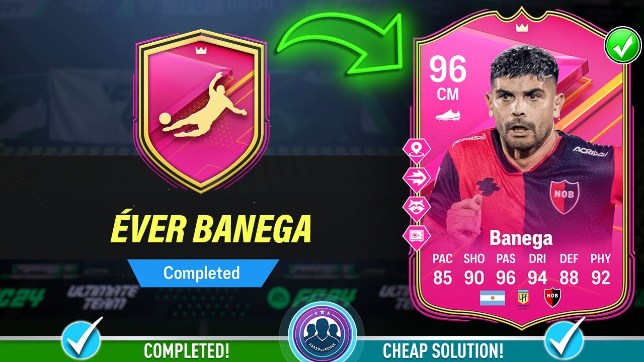 96 FUTTIES Premium Ever Banega SBC Completed - Cheap Solution & Tips - FC 24