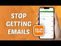 كيفية إيقاف تلقي إشعارات البريد الإلكتروني من Temu 