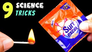 9 Simple & Easy Science Experiments At Home by VisioNil 143,509 views 1 year ago 5 minutes, 34 seconds